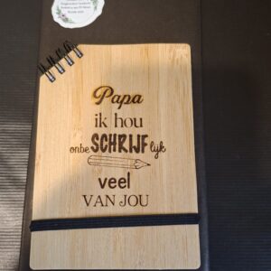 SCHRIJFblok voor papa
