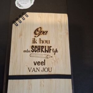 SCHRIJFblok voor opa